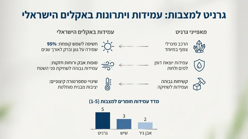 מצבת גרניט קלאסית ואיכותית
