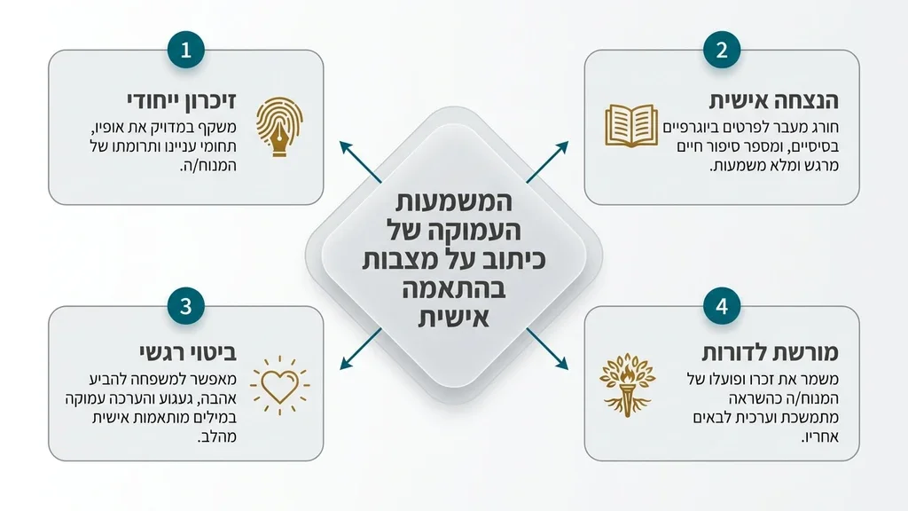 כיתוב על מצבות בהתאמה אישית באבן טבעית