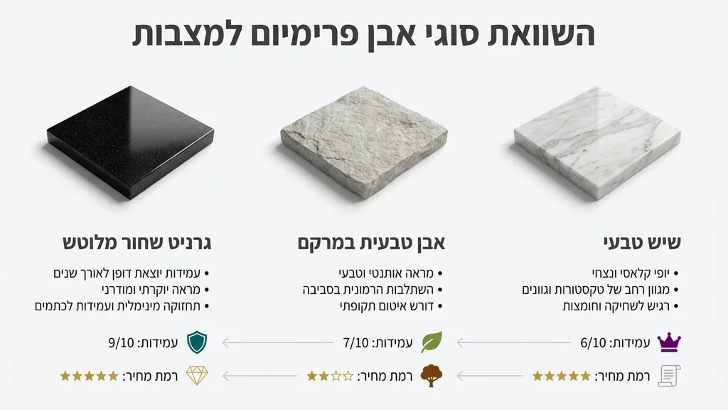 נוצר על ידי מודל בינה מלאכותית Gemini Pro דוגמאות לחומרי גלם עבור מצבות משפחתיות