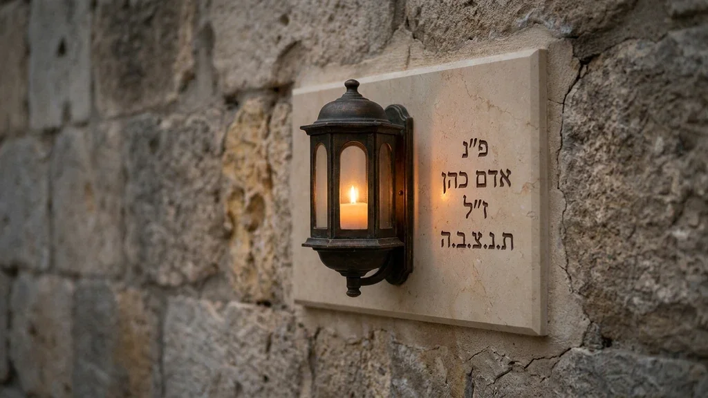 עיצוב אישי ופשוט למצבת סנהדרין