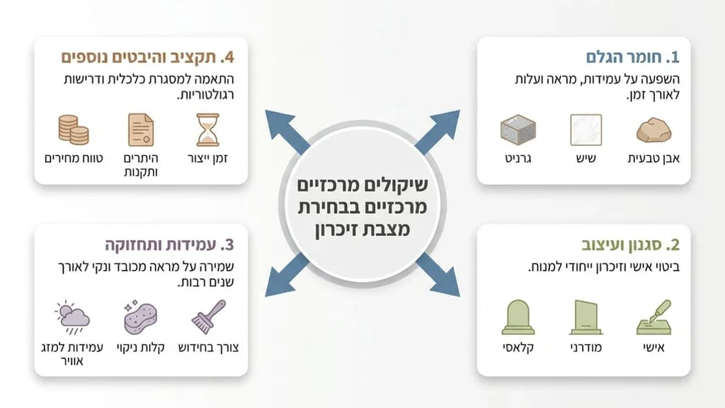 מצבות זיכרון איכותיות בבית עלמין