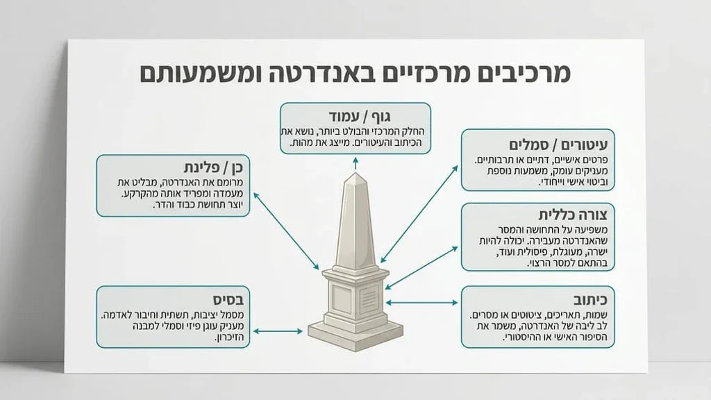 אנדרטה ציבורית מרשימה מאבן
