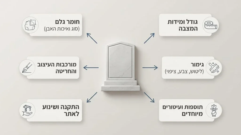 תכנון ועיצוב אנדרטאות באבן